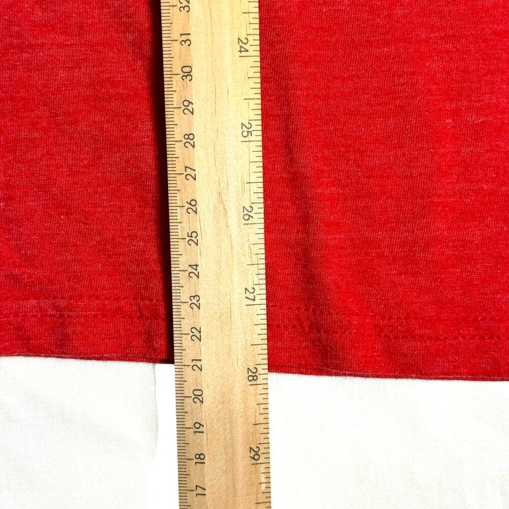 Washington‎ Nationals Fanatics Shirt Men's Large Red Vintage Retro MLB Baseball - Picture 5 of 6